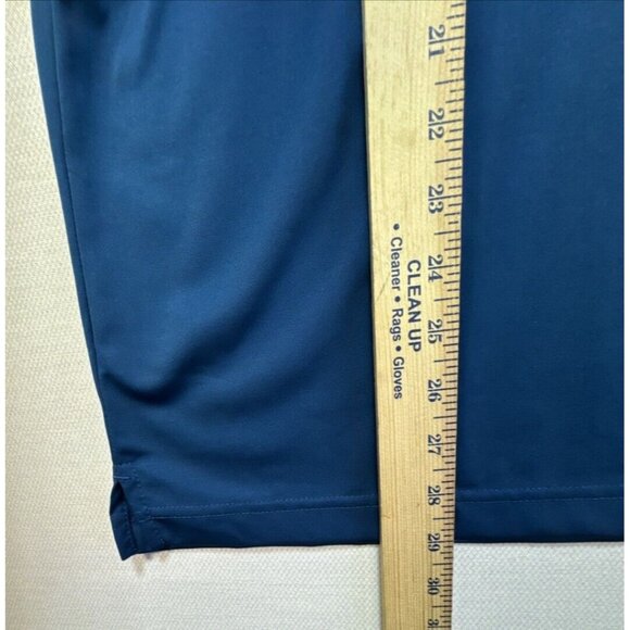 Pebble Beach Mens Golf Performance Polo Shirt Medium Blue Short Sleeve Logo - Picture 5 of 11